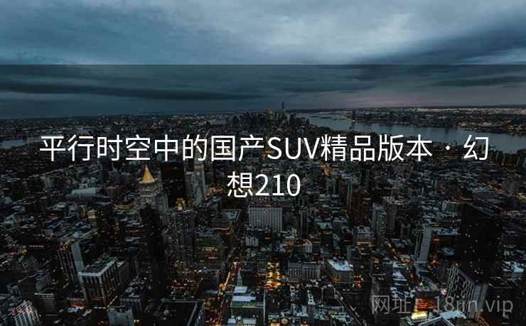 平行时空中的国产SUV精品版本 · 幻想210